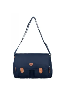 Besace Etretat grand format homme Jump Ref 58762 Marine 36*10*25 cm