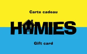 Carte-cadeau Boutiques Homies