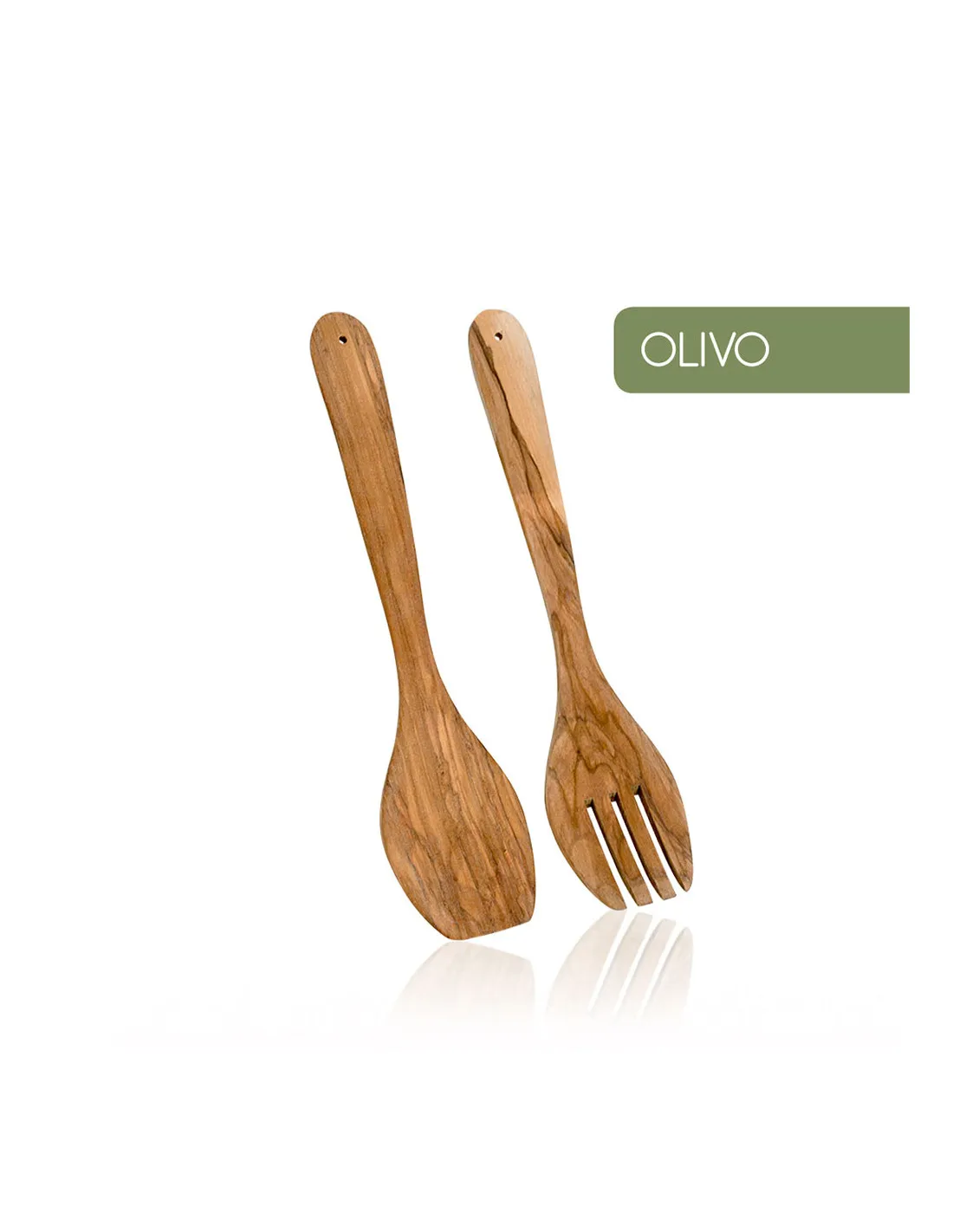 Couverts A Salade Bois D'olivier Metaltex - 75582