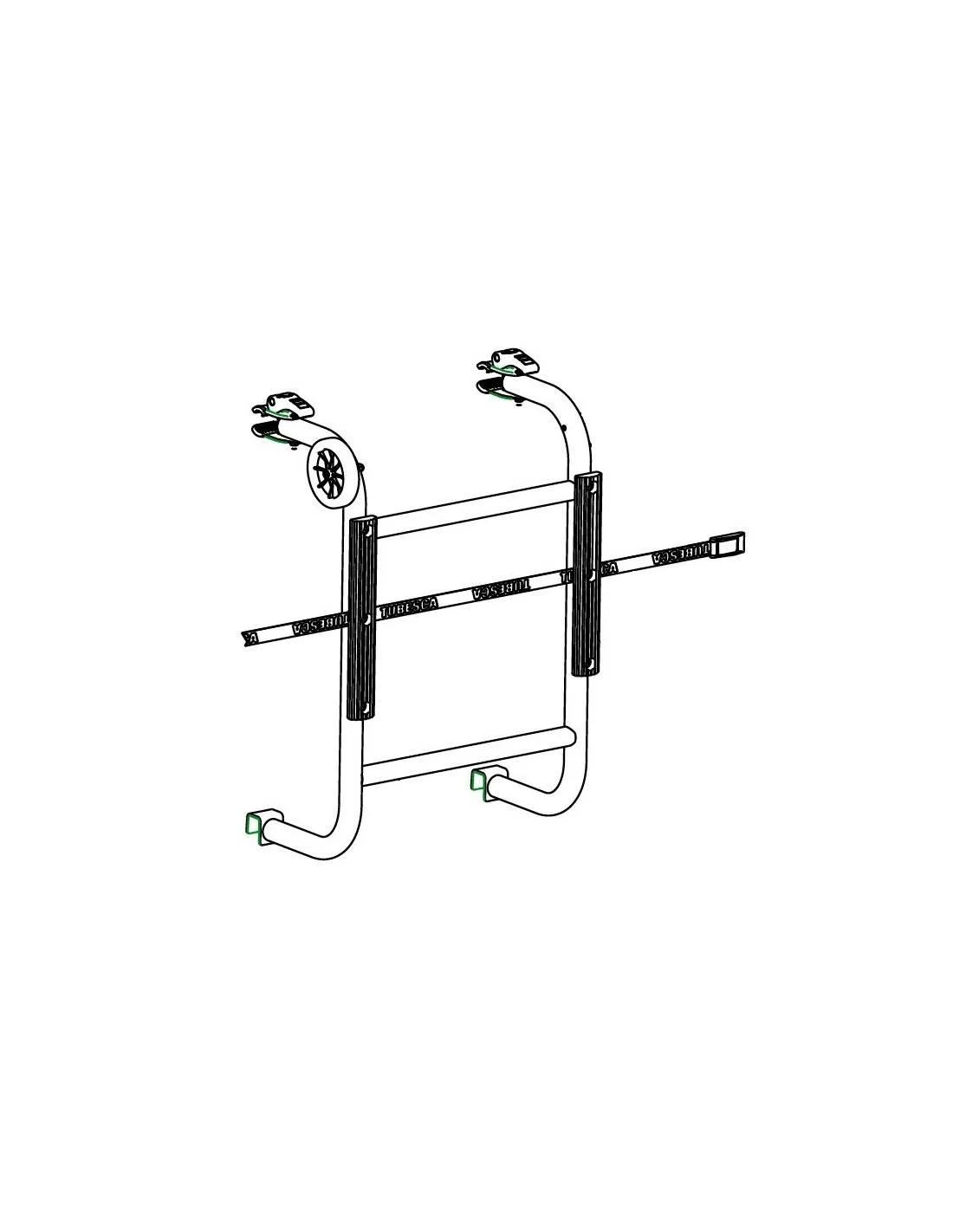 Diable de chargement Kit Embarquement pour echafaudage X-Tower - 20405100 - Tubesca