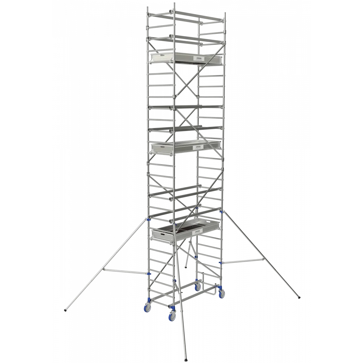 Echafaudage CROSS-2 180 Hauteur travail 6,85 m Tubesca Comabi