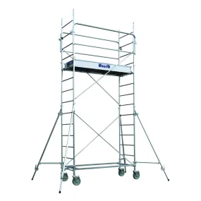 Echafaudage roulant AC Altitude acier -L 2,00 HT travail 4,90m Duarib