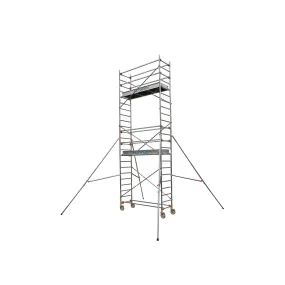 Echafaudage roulant aluminium AL 205 - Hauteur travail 8,90 m Duarib
