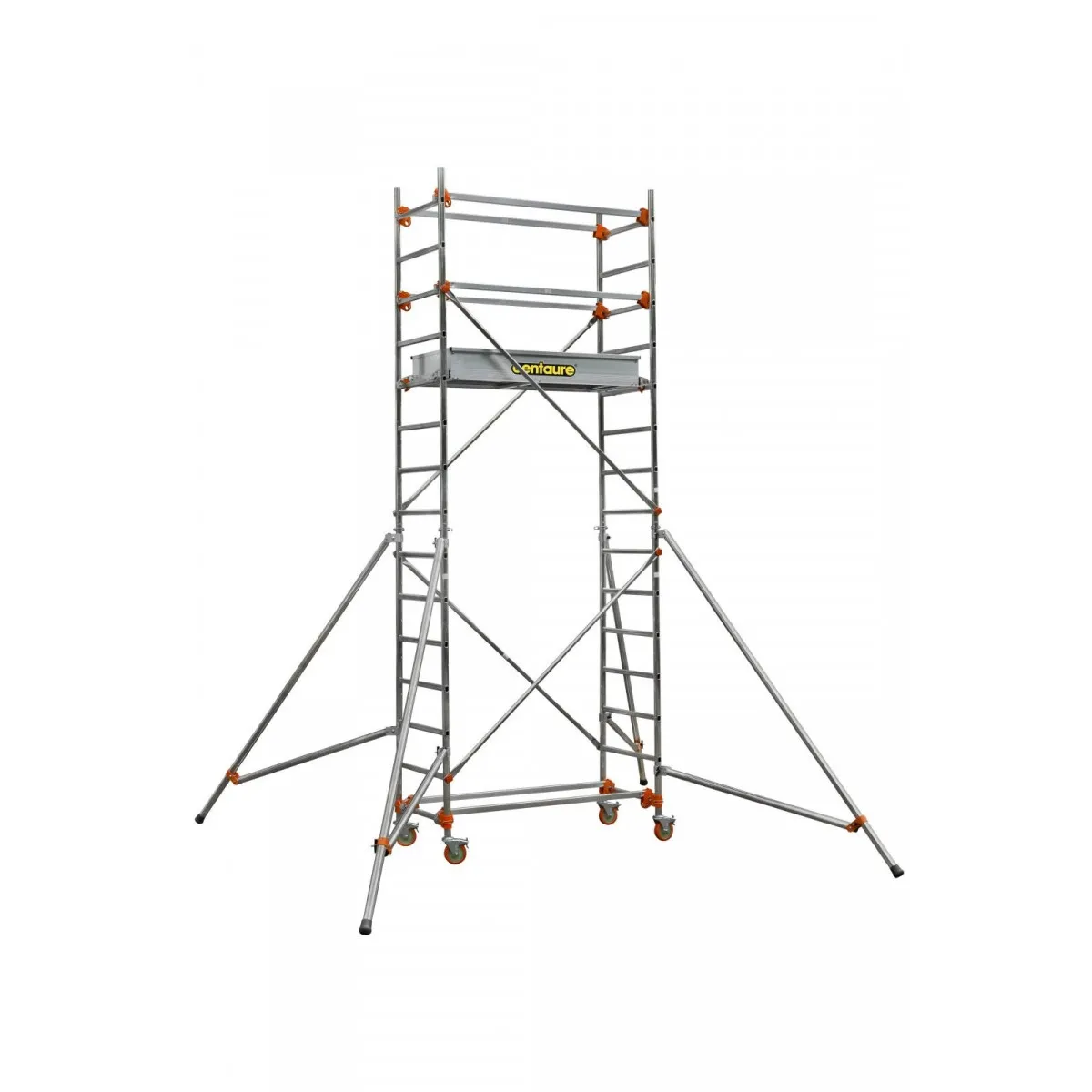 Echafaudage roulant aluminium STM165-3 Hauteur 4.80 m - Centaure 