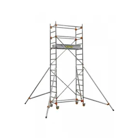 Echafaudage roulant aluminium STM165-5 Hauteur 6.80 m - Centaure 
