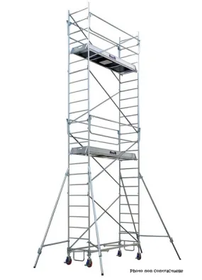 Echafaudage roulant intérieur hauteur L 2.10M x 7.10M plancher