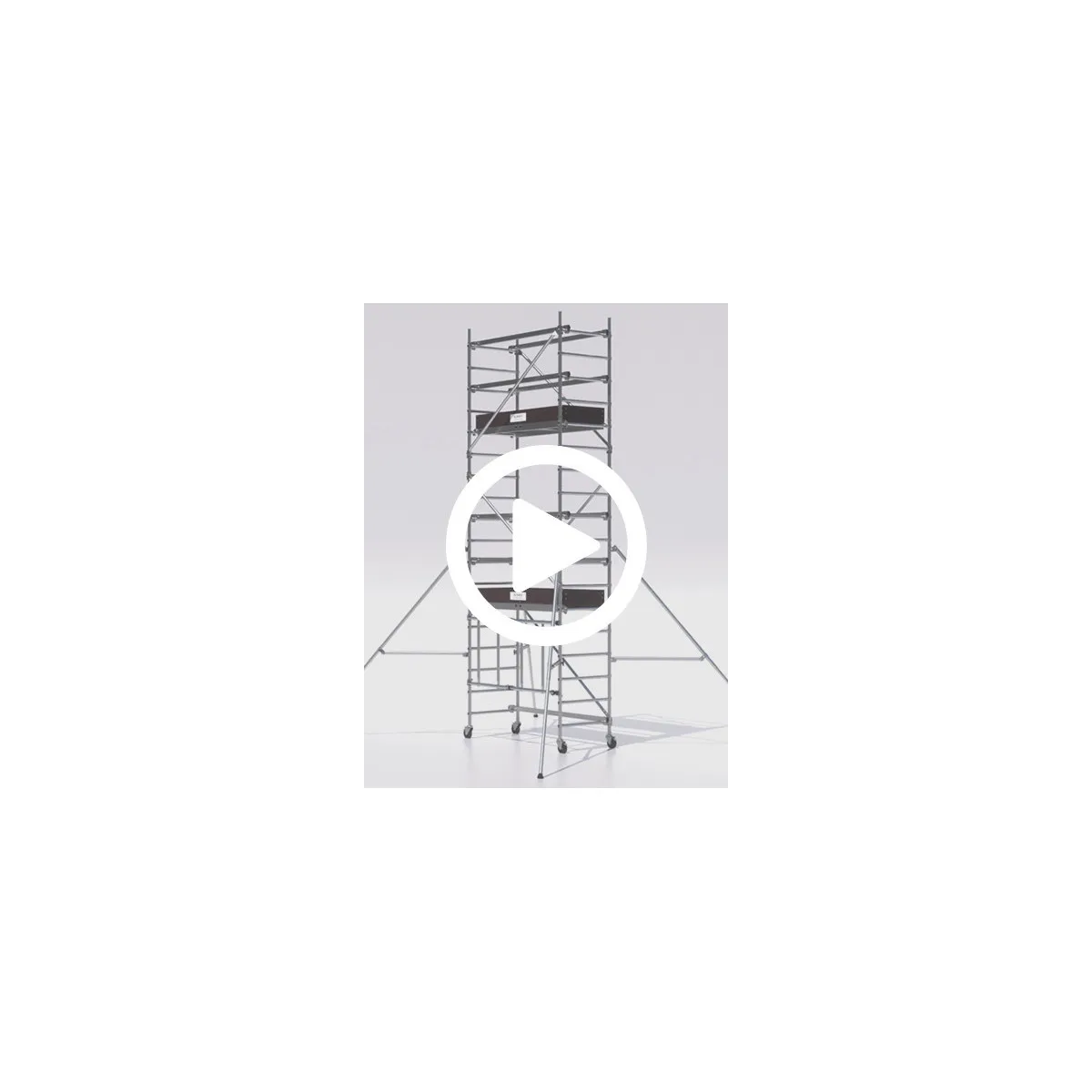 Echafaudage RUNNER Hauteur Travail 4,60 m Tubesca Comabi