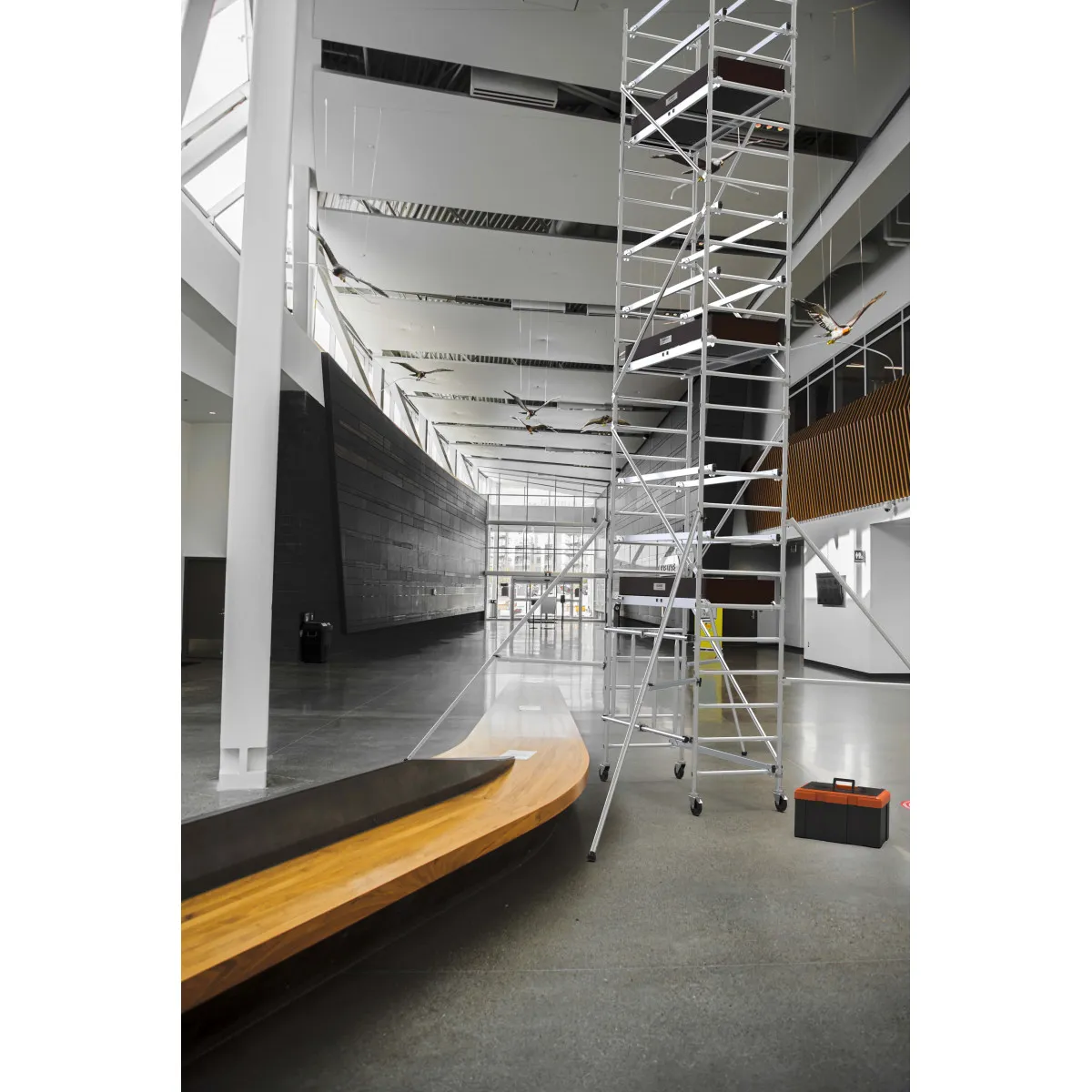 Echafaudage RUNNER Hauteur Travail 4,60 m Tubesca Comabi