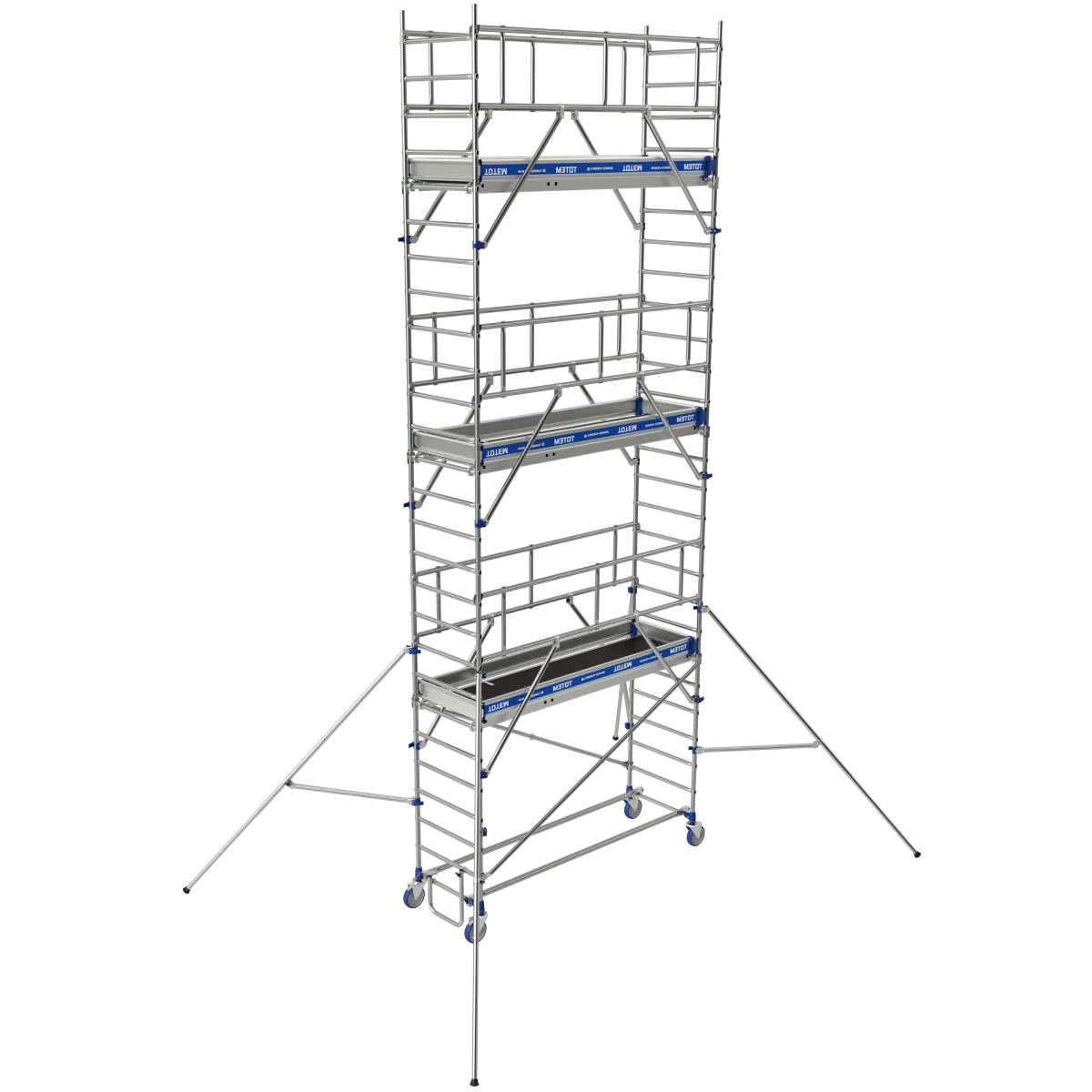 Echafaudage TOTEM 2 LINE 250 Hauteur travail 4,85 m Tubesca Comabi