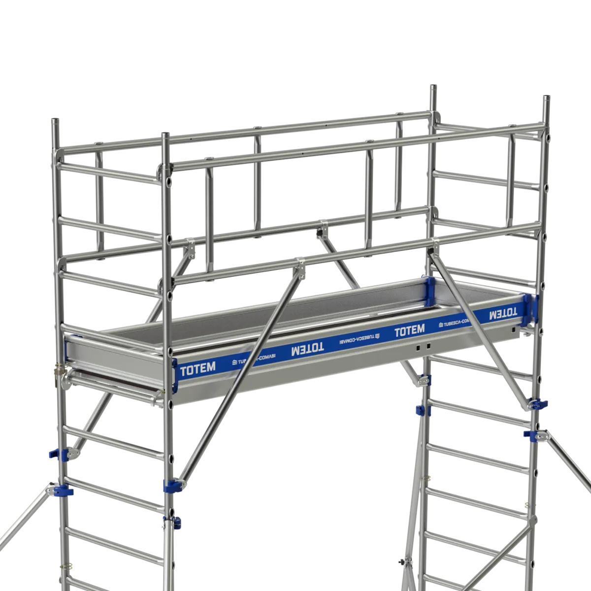 Echafaudage TOTEM 2 LINE 250 Hauteur travail 4,85 m Tubesca Comabi