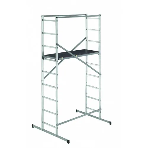 HAILO Echafaudage aluminium Hobbystep h4 HAILO hauteur de travail 3...