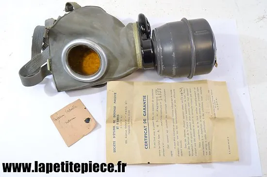 Masque à défense passive médecin - fatra - deuxième guerre mondiale
