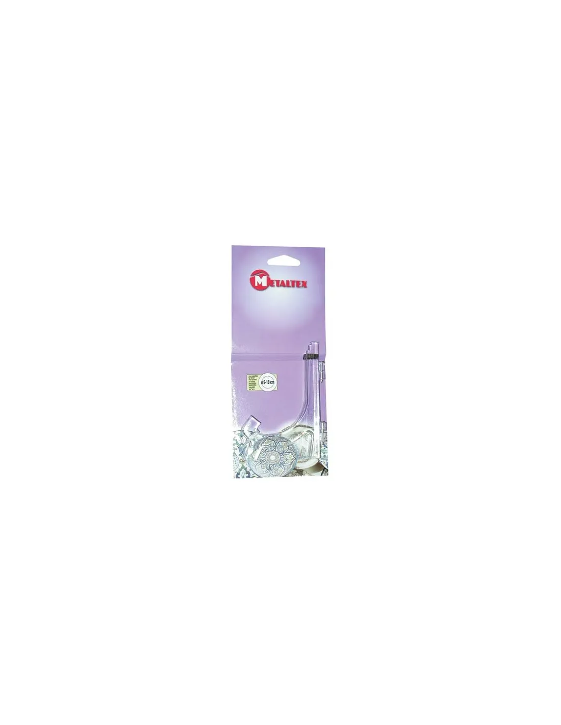 Porte assiette chevalet en acrylique 10 cm - METALTEX - 861823