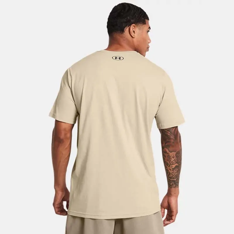 T-Shirt manches courtes homme Under Armour Sportstyle - Base Kaki/Noir