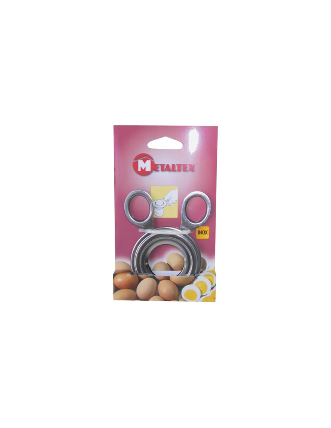 Tranche œuf à la coque en inox - METALTEX